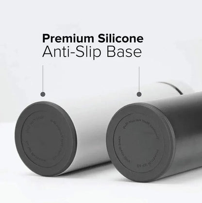 1Pc Stainless Steel Smart Water Bottle Leak Proof Double Walled Keep Drink Hot and Cold LCD Temperature Display Bottle